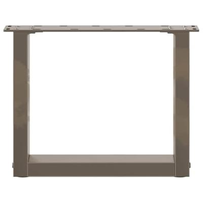 Salontafelpoten 2 st U-vormig 40x(30-31) cm staal naturel