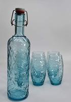 Bormioli Rocco Beugelfles / Weckfles Oriente - Blauw - 1 liter - thumbnail