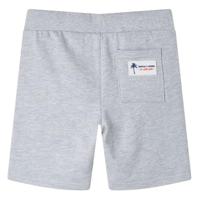 Kindershorts met trekkoord 104 grijs - thumbnail