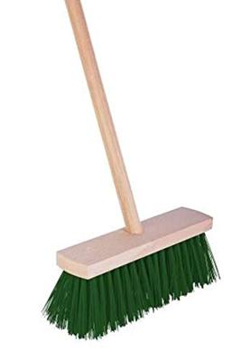 Talen Tools Bezem Nylon - 28 cm - Groen - Inclusief Steel Talen Tools Bezem Nylon - 28 cm - Groen - Inclusief Steel