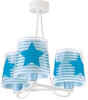 Dalber Kinderkamer hanglampLight Feeling Star 3-lichts blauw - 81197T - thumbnail