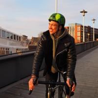 Melon Urban active fietshelm groen maat 46 - 52 cm - thumbnail