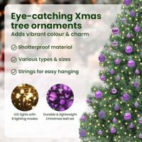 VidaXL Kerstboom met 300 led met standaard groen 210 cm pvc - thumbnail