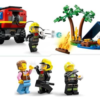 Lego City 60412 Brandweerauto met Reddingsboot - thumbnail