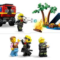 LEGO® CITY 60412 4x4 brandweerauto met reddingsboot - thumbnail
