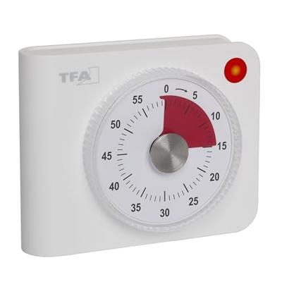 TFA Dostmann Elektronischer Timer Timer Wit Analoog