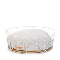 Beeztees Kattenmand Kipu M 50x50x17,5 cm metaal wit - thumbnail