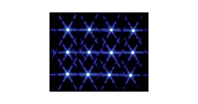 Kerstfiguur 12 lighted star string blue LEMAX - Lemax