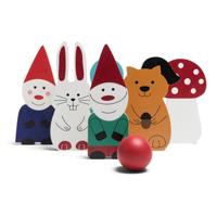 BS Toys houten bowlingspel bosvrienden, 7dlg. - thumbnail