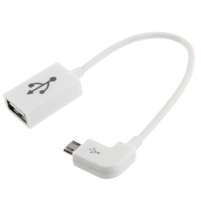90 Graden Micro USB OTG Connectie Kabel voor Samsung Galaxy Tab 3 (8.0 / 10.1) T310 / P5200, Note 10.1(2014 Editie)/P600, GALAXY Tab 4 (7.0 / 8.0 / 10 90 Graden Micro USB OTG Connectie Kabel voor Samsung Galaxy Tab 3 (8.0 / 10.1) T310 / P5200, Note 10.1(2014 Editie)/P600, GALAXY Tab 4 (7.0 / 8.0 / 10