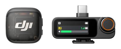 DJI Mic 3 (1 TX + 1 RX), draadloze lavalier-microfoon voor iPhone/camera/Android, ultralicht, langere gebruikstijd en snel opladen, 400 m zendbereik