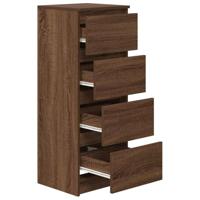Dressoir 37,5x35x99 cm spaanplaat bruin eikenkleurig - thumbnail