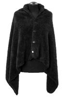 Omslagplaid Nox black 75x150 cm Unique Living - Unique living - thumbnail