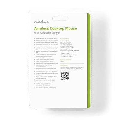 Draadloze Muis | 1000 dpi | Met 3 Knoppen | Zwart