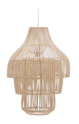 Kave Home Lampenkap 'Janoa' Rotan, 38cm