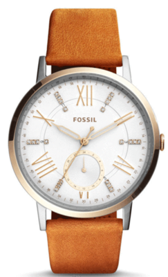 Horlogeband Fossil ES4161 / Gazer Leder Cognac 20mm Horlogeband Fossil ES4161 / Gazer Leder Cognac 20mm
