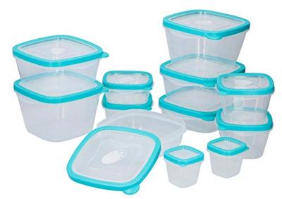 Voedsel Opslag Dozen 24-dlg. Rood BPA-vrij Voedsel Opslag Dozen 24-dlg. Rood BPA-vrij