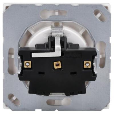 Jung LS1520KIWW Wandcontactdoos met randaarde Inzetstuk LS plus, LS design, LS 990 Alpine-wit 1 stuk(s)