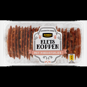 Jumbo Kletskoppen met Pindastukjes 175 g