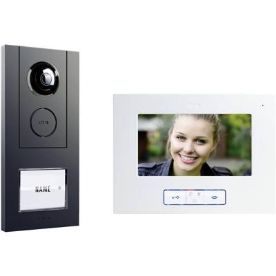 m-e modern-electronics VISTUS VD ALU-6710 A Video-deurintercom Kabelgebonden Antraciet m-e modern-electronics VISTUS VD ALU-6710 A Video-deurintercom Kabelgebonden Antraciet