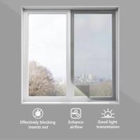 VidaXL Horrengaas wit 60 x 500 cm glasvezel - thumbnail