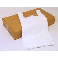 Top Quality Tas | HDPE | geblokt | 27x 6x48cm | hemddraagtas | wit | 2000 stuks - thumbnail