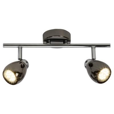 Brilliant Milano G21713/76 Plafondspot LED GU10 6 W Chroom, Zwart