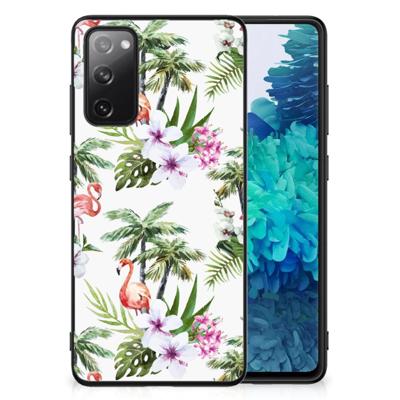 Samsung Galaxy S20 FE Dierenprint Telefoonhoesje Flamingo Palms