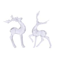 Beeld Hert acryl 12x20cm helder - thumbnail