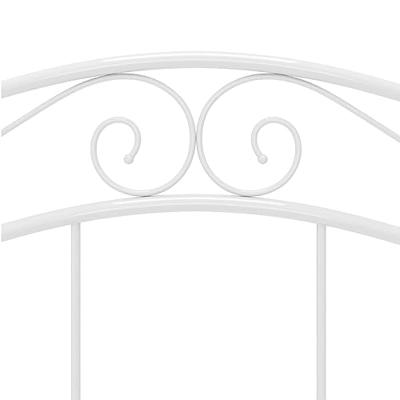 Bedframe metaal wit 120x200 cm Bedframe metaal wit 120x200 cm