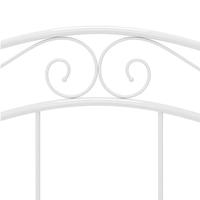 Bedframe metaal wit 120x200 cm - thumbnail