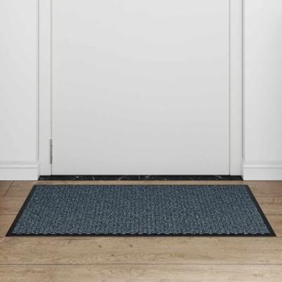 Deurmat 60x90 cm blauw