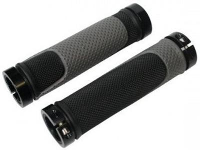 Qtcycletech Qt cycle tech handvatten comfort 130mm zwart/grijs schroef blister