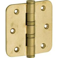 Artitec Mi Satori Kogellagerscharnier ronde hoek vlak 89x89mm messing antiek - thumbnail