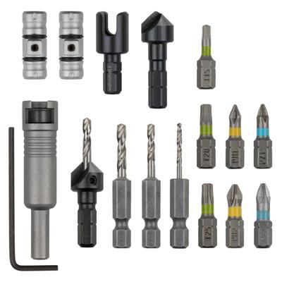 Wolfcraft Flipbit-set | All-in-one | 17-delig | 1 set - 3086000