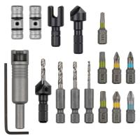 Wolfcraft Flipbit-set | All-in-one | 17-delig | 1 set - 3086000 - thumbnail