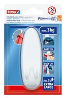 tesa Powerstrips XL Zelfklevende haak Ovaal Wit Inhoud: 1 stuk(s) - thumbnail