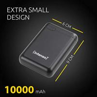 Intenso XS10000 Powerbank 10000 mAh LiPo Zwart Statusweergave - thumbnail