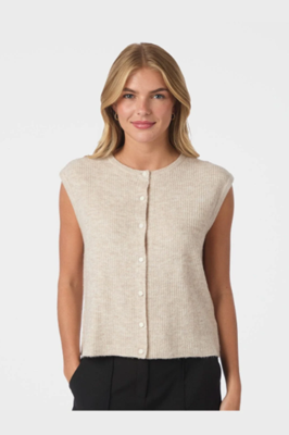 Neo Noir Vest Everest Knit PO | Sand Melange