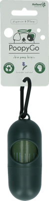 PoopyGo dispenser incl. 15 zakjes lavendelgeur