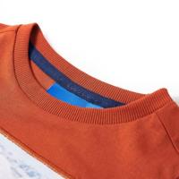 Kindershirt met lange mouwen berenprint 140 lichtroestkleurig - thumbnail