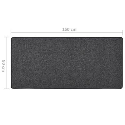 VidaXL Tapijtloper 80x150 cm antracietkleurig
