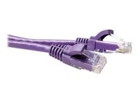 ACT IB2303 U/UTP CAT6A Patchkabel Snagless Paars - 3 meter - thumbnail