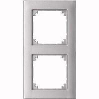 Merten 488260 Afdekking Frame System M Aluminium 1 stuk(s) - thumbnail