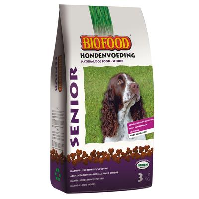 Biofood senior hondenvoer 3kg - thumbnail