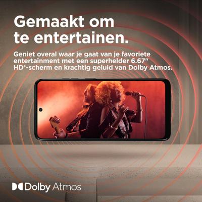 Motorola Moto G05 Dual-SIM, 128 GB ROM + 4 GB RAM (alleen GSM, niet CDMA), 4G/LTE smartphone, fabriek ontgrendeld (jeansblauw), internationale versie