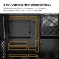 MONTECH Midi-tower Behuizing, Gaming-behuizing, PC-behuizing Zwart - thumbnail