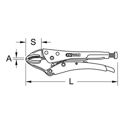 KS Tools 1152006 Griptang