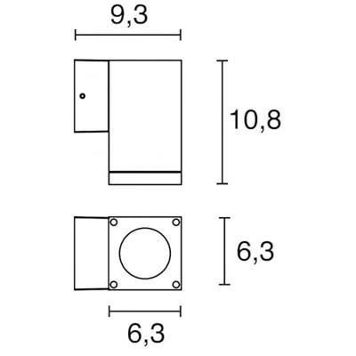 Franssen Vierkante downlighterFinmotion zwart - 385551-10