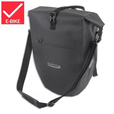Lynx fietstas enkel tpu 28l zwart waterdicht e-bike hayes